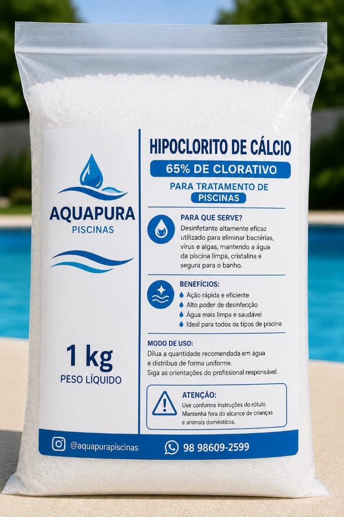 Aquapura Hipoclorito de Cálcio 65%